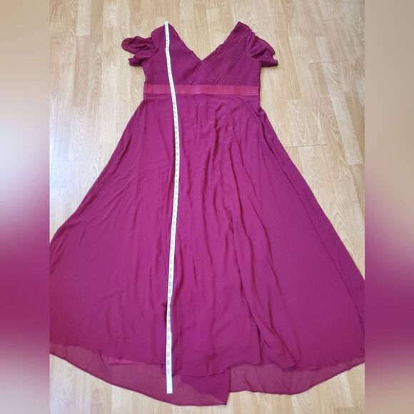 Beauty Emily Pleated Surplice Gown sz XXL - Picture 11 of 13